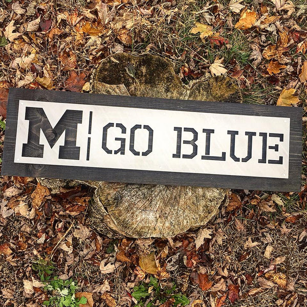 Go Blue Wall Art