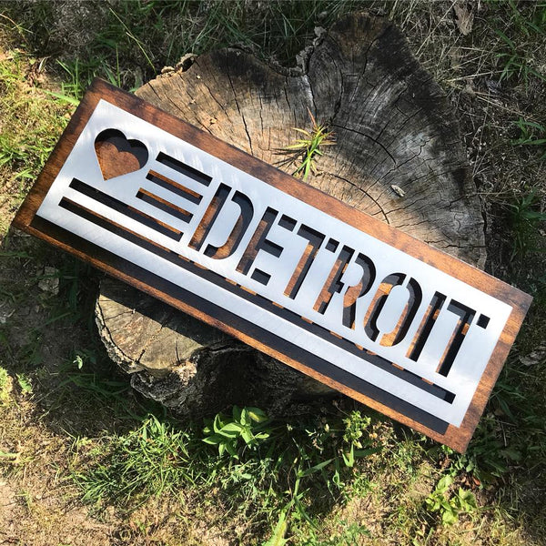 Love Detroit Flag