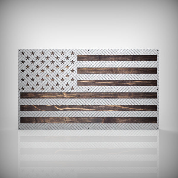 US Flag - Diamond Plate Edition