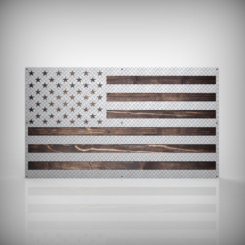 US Flag - Diamond Plate Edition