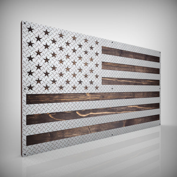 US Flag - Diamond Plate Edition