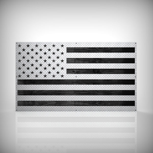 US Flag - Diamond Plate Edition