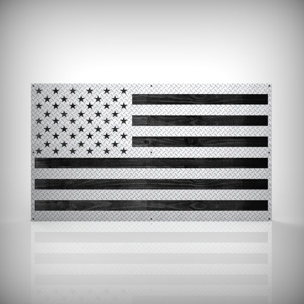 US Flag - Diamond Plate Edition