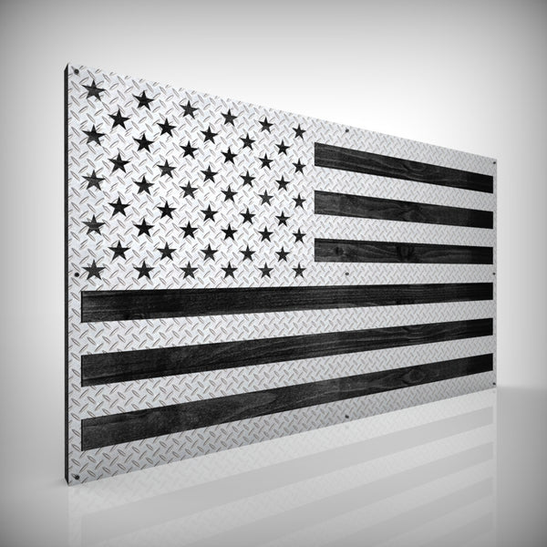 US Flag - Diamond Plate Edition
