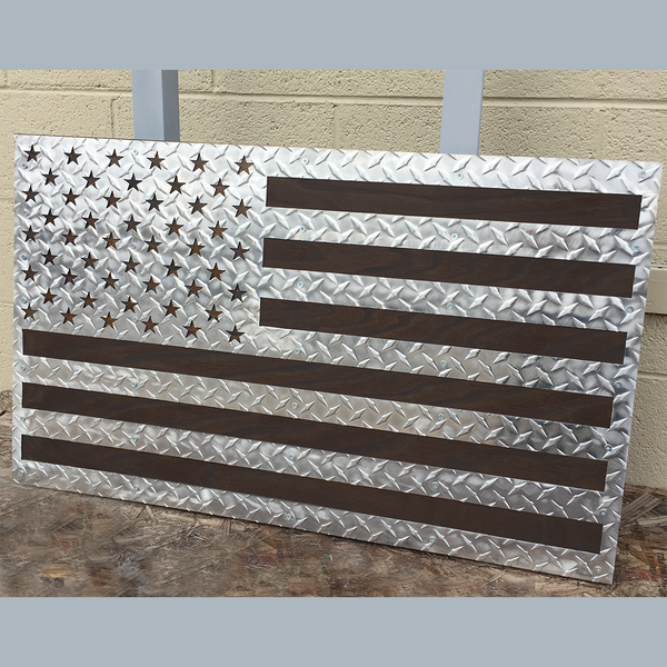 US Flag - Diamond Plate Edition