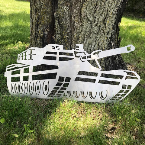 Sanded and Clear Coated Tank